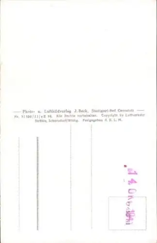 Ak Elgersburg in Thüringen, Fliegeraufnahme