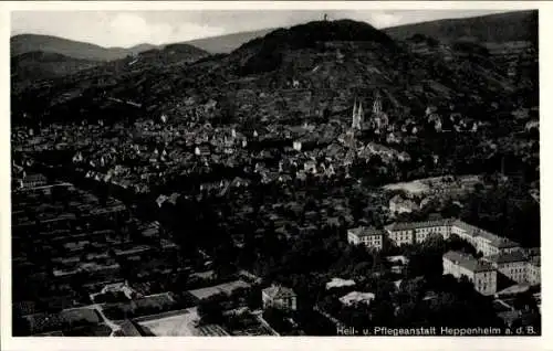 Ak Heppenheim an der Bergstraße, Fliegeraufnahme Heil- und Pflegeanstalt