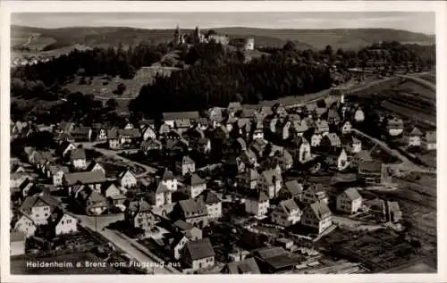 Ak Heidenheim an der Brenz Württemberg, Fliegeraufnahme