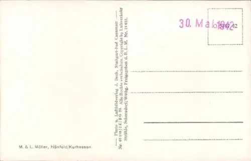 Ak Hünfeld in Hessen, Fliegeraufnahme