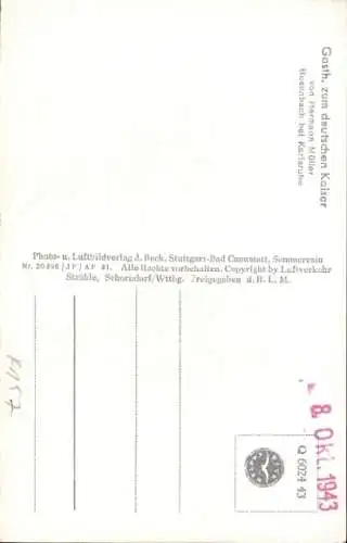 Ak Busenbach Waldbronn im Albtal Schwarzwald Baden, Fliegeraufnahme