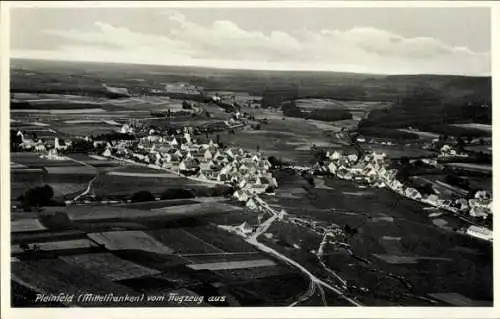 Ak Pleinfeld in Mittelfranken, Fliegeraufnahme