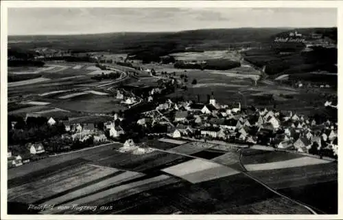 Ak Pleinfeld in Mittelfranken, Fliegeraufnahme