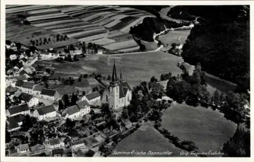 Ak Nonnweiler Saarland, Fliegeraufnahme