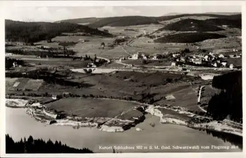 Ak Schluchsee im Schwarzwald, Fliegeraufnahme