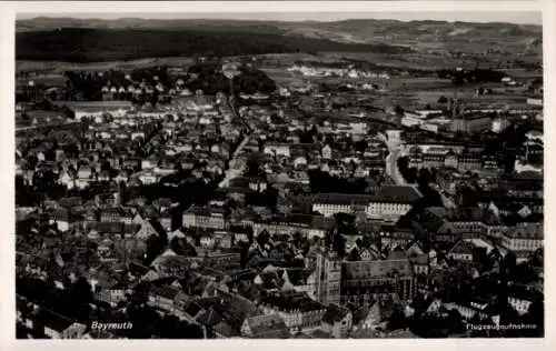 Ak Bayreuth in Oberfranken, Fliegeraufnahme