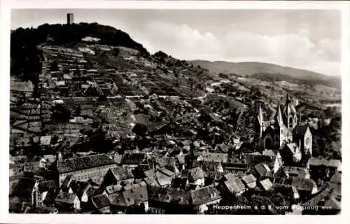 Ak Heppenheim an der Bergstraße, Fliegeraufnahme