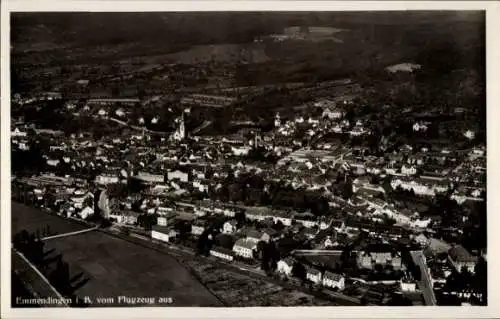 Ak Emmendingen im Breisgau Baden, Fliegeraufnahme