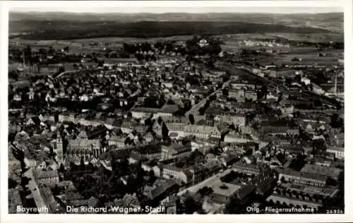 Ak Bayreuth in Oberfranken, Fliegeraufnahme