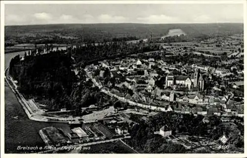 Ak Breisach am Oberrhein, Fliegeraufnahme