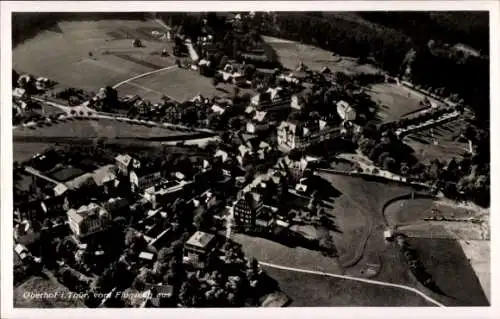 Ak Oberhof im Thüringer Wald, Fliegeraufnahme