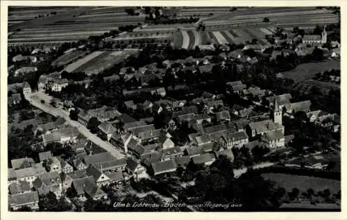 Ak Ulm in Baden Renchen Schwarzwald, Fliegeraufnahme