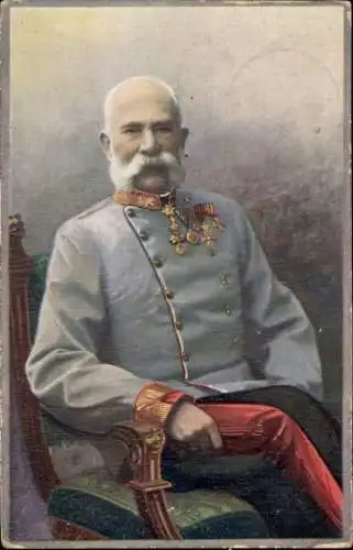 Ak Kaiser Franz Josef I., Porträt