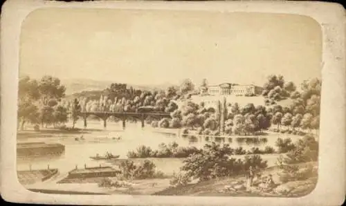 CdV Stuttgart in Württemberg, Landschaft am Neckar