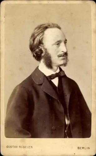 CdV Schriftsteller Julius Rodenberg, Portrait