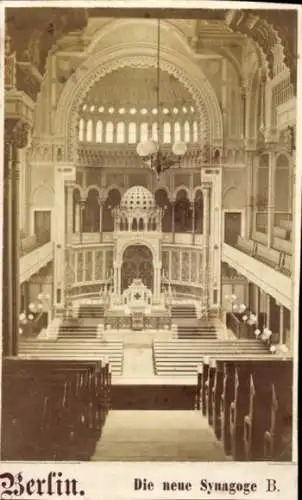 CdV Berlin, die neue Synagoge, Innenansicht