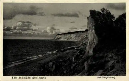 Ak Samland Ostpreußen, Galgenberg, Samländische Steilküste