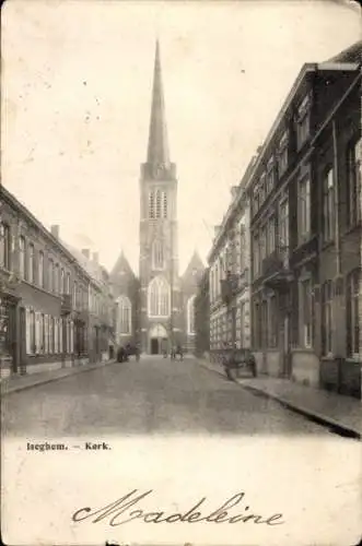 Ak Izegem Iseghem Westflandern, Kirche