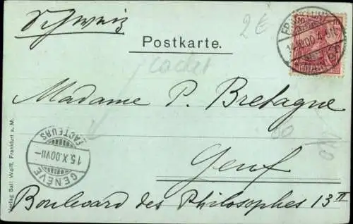 Ak Frankfurt am Main, Eschenheimer Turm