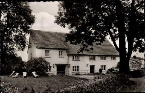 Ak Wellin Herscheid, Gasthof Pension Schröder, Außenansicht