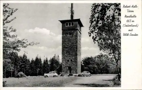 Ak Plettenberg im Sauerland Westfalen, Robert-Kolb-Turm, UKW-Sender, Gasthaus Alfred Weber