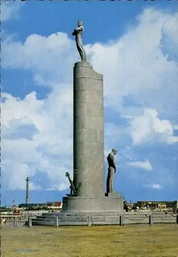 Ak Ostende Ostende Westflandern, Seemannsdenkmal