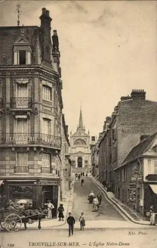 Ak Trouville sur Mer Calvados, La Rue Notre Dame, Bijouterie