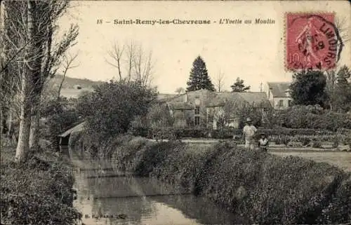 Ak Saint Rémy lès Chevreuse Yvelines, L'Yvette au Moulin