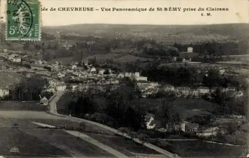 Ak Saint Rémy lès Chevreuse Yvelines, Vue Panoramique prise du Claireau