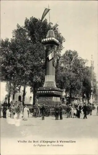 Ak Versailles Yvelines, Le Pylone de l'Artillerie