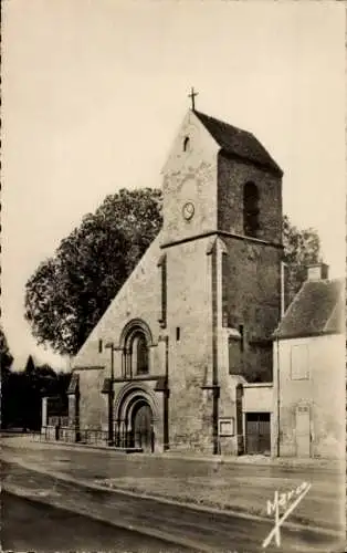 Ak Villennes sur Seine Yvelines, Kirche