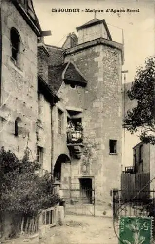 Ak Issoudun Indre, Maison d'Agnes Sorel