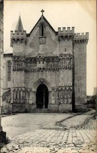 Ak Candes Indre et Loire, Kirche St. Martin