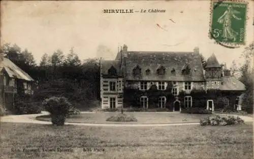 Ak Mirville Seine-Maritime, Chateau