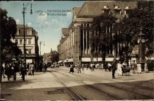 Ak Düsseldorf am Rhein,  Walterhatnau Straße