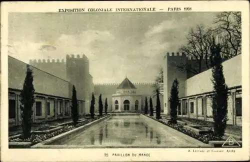 Ak Paris, Internationale Kolonialausstellung 1931, Marokko-Pavillon