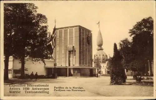 Ak Antwerpen, Wereldtentoonstelling, Weltausstellung 1930, Norwegen-Pavillon