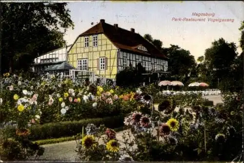 Ak Magdeburg an der Elbe, Park-Restaurant Vogelgesang