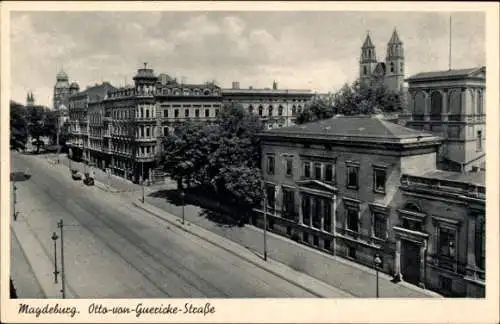 Ak Magdeburg an der Elbe, Otto von Guericke Straße