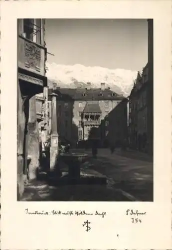 Ak Innsbruck in Tirol, Goldenes Dachl