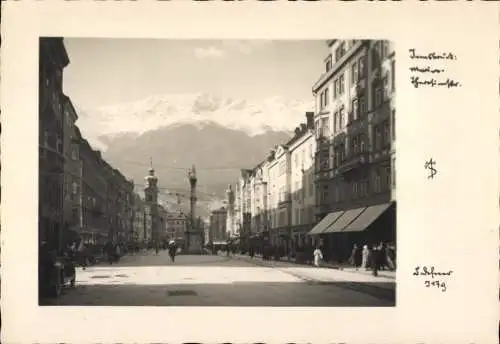 Ak Innsbruck Tirol, Maria Theresien Straße