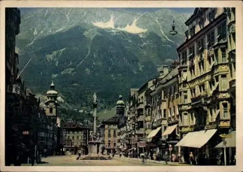 Ak Innsbruck in Tirol, Maria Theresien Straße