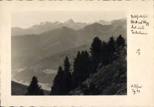 Ak Innsbruck Tirol, Patscherkofel, Talblick