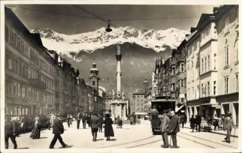 Ak Innsbruck in Tirol, Maria Theresien Straße