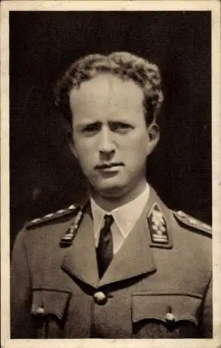 Ak König Leopold III. von Belgien, Portrait