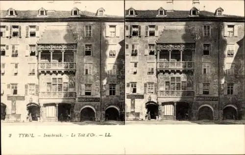 Stereo Ak Innsbruck in Tirol, Goldenes Dachl