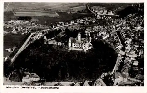 Ak Montabaur im Westerwald, Fliegeraufnahme