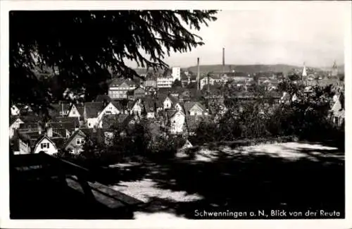 Ak Schwenningen am Neckar, Teilansicht, Blick von der Reute