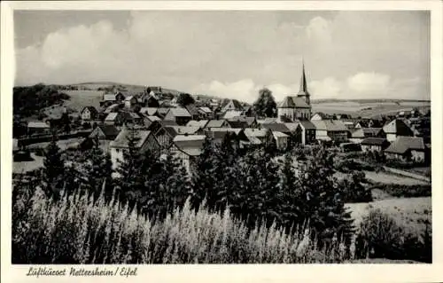 Ak Nettersheim in der Eifel, Gesamtansicht, Kirche