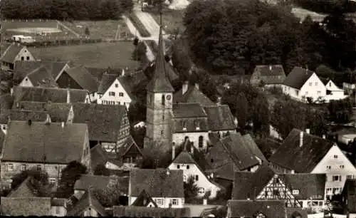 Ak Tennenlohe Erlangen in Mittelfranken Bayern, Teilansicht, Kirche